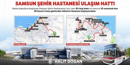 Toplu Taşımayla Şehir Hastanesi’ne Ulaşım Dönemi Başladı